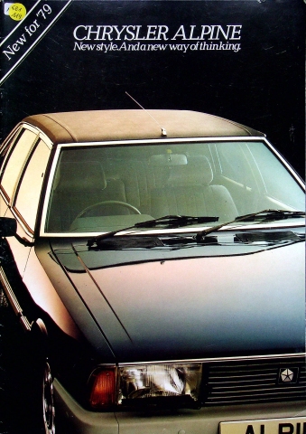 Chrysler Alpine - UK - Prospekt 12/1978