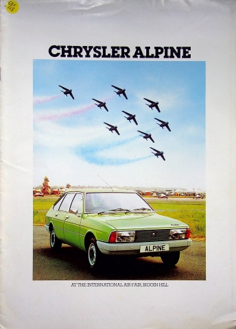 Chrysler Alpine - UK - Prospekt 08/1977