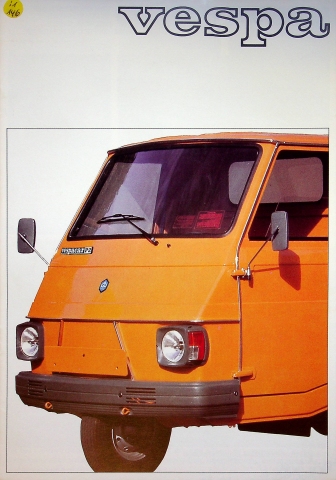 Piaggio Vespacar Prospekt 01/1981