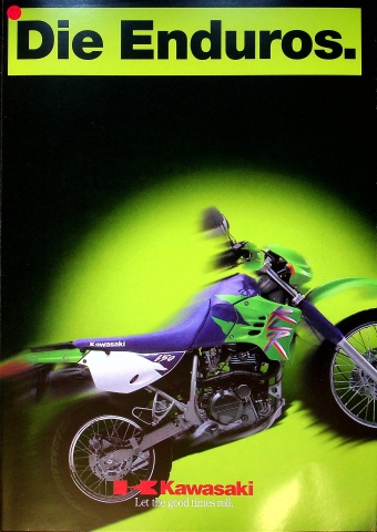 Kawasaki KLE 500 KLR 650 Prospekt 01/1996