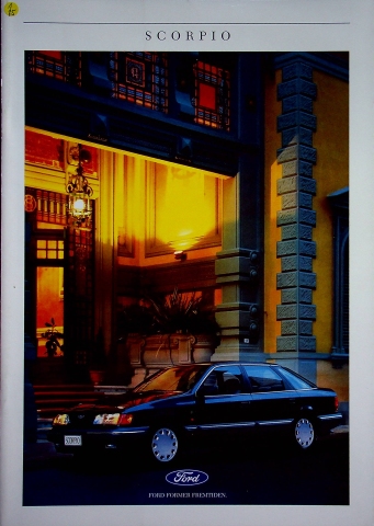 Ford Scorpio - Dänemark - Prospekt 11/1987
