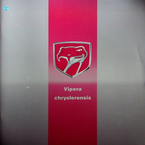 Chrysler Viper Prospekt 199?