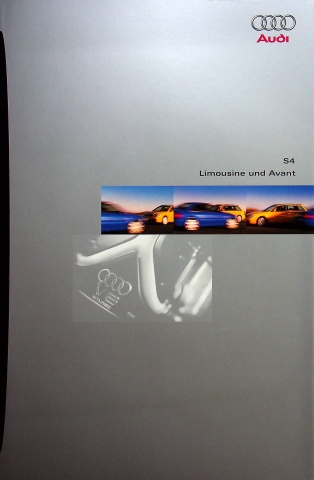 Audi S4 Limousine + Avant Prospekt 09/1997