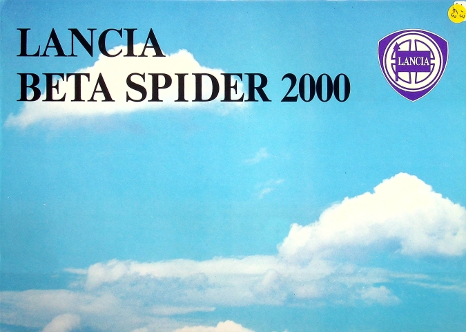 Lancia Beta Spider 2000 Prospekt 198?