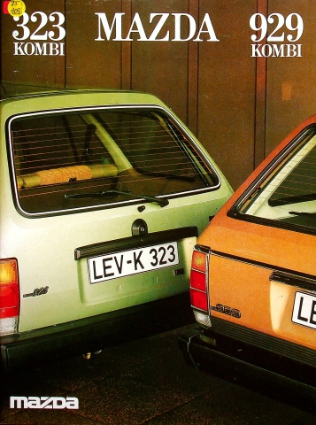 Mazda 323 929 Kombi Prospekt 05/1982