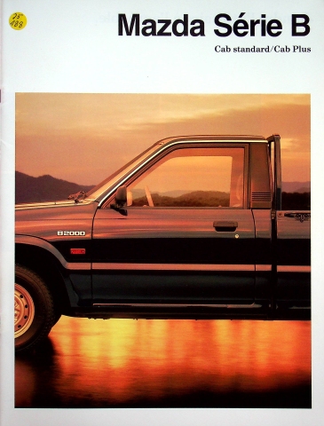 Mazda B 2000 2200 2600 4x4 - NL - Prospekt 03/1992