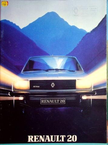Renault R 20 Prospekt 1983