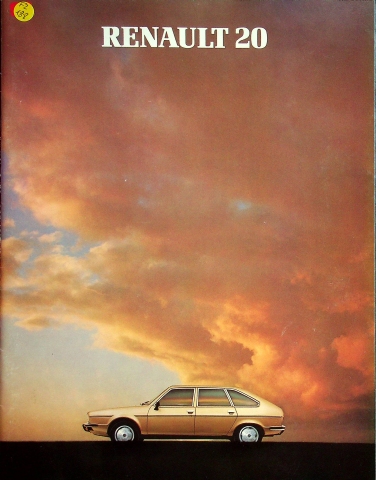 Renault R 20 Prospekt 198? Renault R 20 Prospekt 198?
