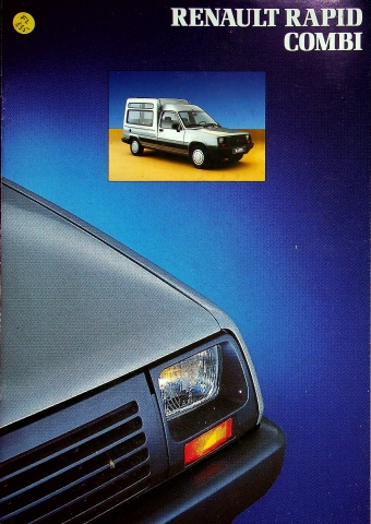 Renault Rapid Combi Prospekt 01/1991