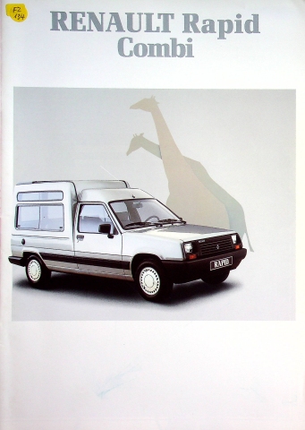 Renault Rapid Combi Prospekt 05/1989