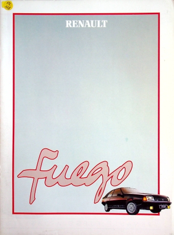 Renault Fuego Prospekt 1985