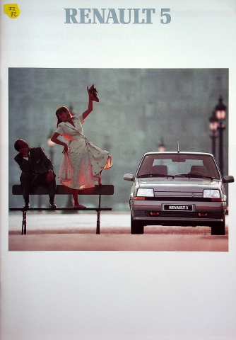 Renault R 5 inkl. GT Turbo Phase II Prospekt 198? Renault R 5 inkl. GT Turbo Phase II Prospekt 198?