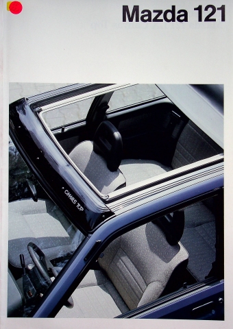 Mazda 121 Prospekt 09/1989