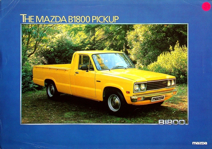 Mazda B 1800 Pickup - UK - Prospekt 05/1981