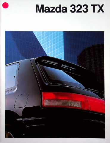 Mazda 323 TX Prospekt 09/1990