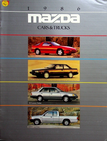 Mazda 323 626 RX-7 - USA - Prospekt 1986