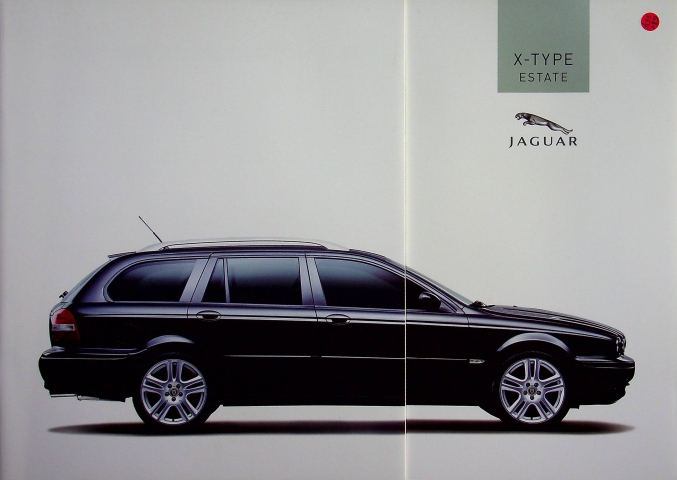 Jaguar X-Type Estate Prospekt 08/2003