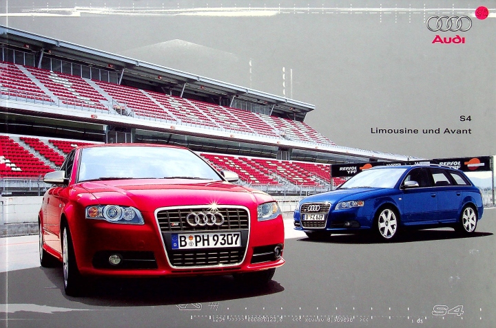 Audi S4 Limousine + Avant Prospekt 09/2004