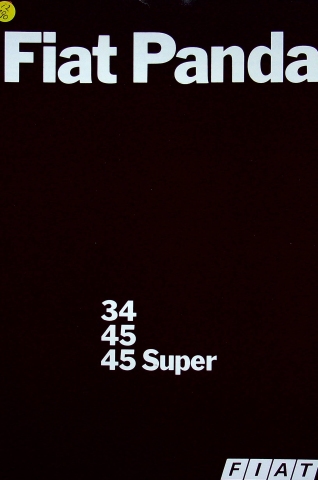 Fiat Panda Prospekt 03/1983