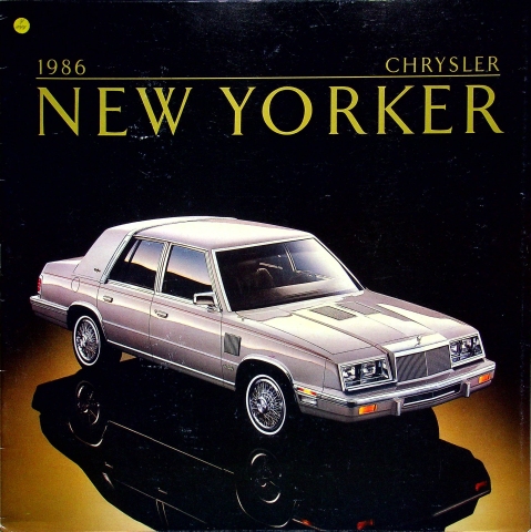 Chrysler New Yorker - USA - Übergröße - Prospekt 1986