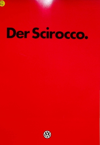 VW Scirocco Prospekt 01/1982