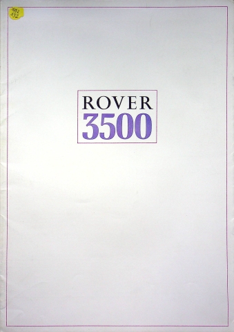 Rover 3500 Prospekt 197?