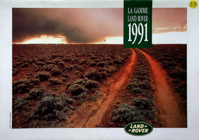 Land Rover Defender Range Rover - Frankreich - Prospekt 1991