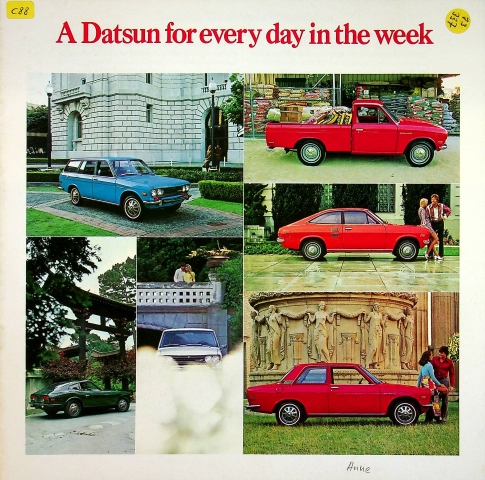 Datsun 1200 S 510 Li´l Hustler 240 Z - USA - Prospekt 09/1971