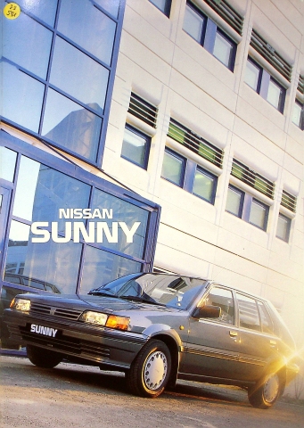 Nissan Sunny - Dänemark - Prospekt 1987