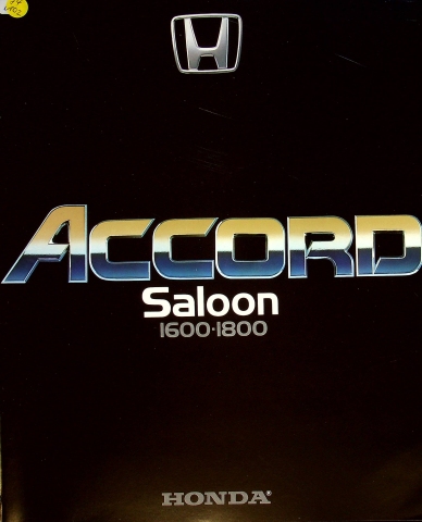 Honda Accord - Japan - Prospekt 198?