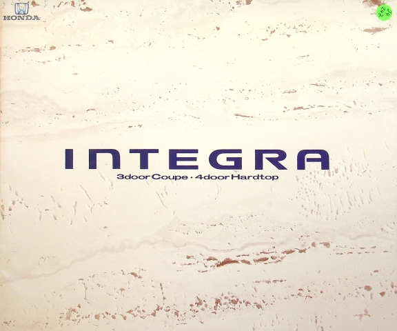 Honda Integra - Japan - Prospekt 199?