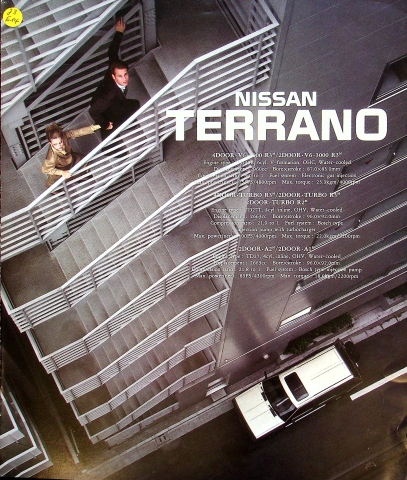 Nissan Terrano - Japan - Prospekt 199?