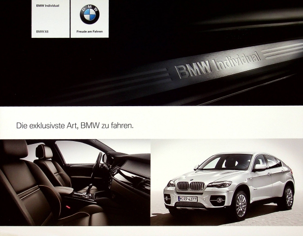 BMW X6 - individual - Prospekt 02/2009