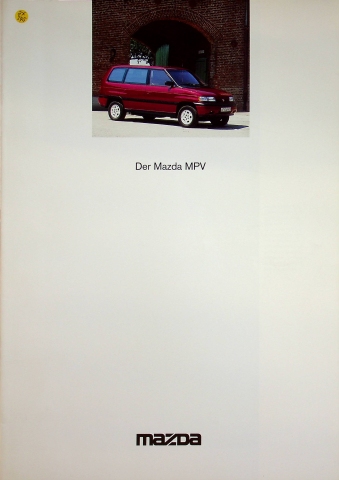 Mazda MPV Prospekt 09/1994