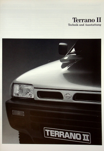 Nissan Terrano II - technische Daten & Ausstattungen - Prospekt 07/1993