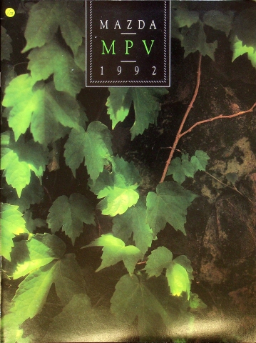 Mazda MPV - USA - Prospekt 1992