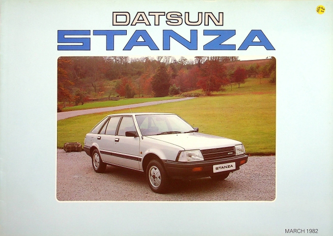 Datsun Stanza - UK - Prospekt 03/1982