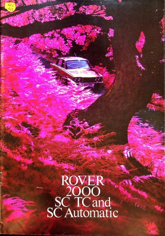 Rover 2000 - UK - Prospekt 10/1972