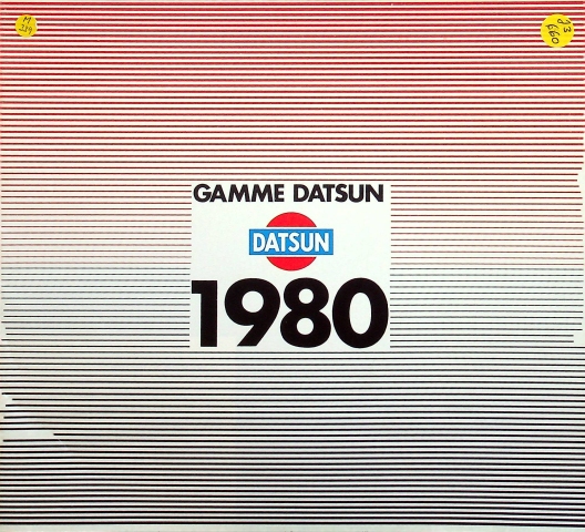 Datsun Cherry Violet Silvia 280 ZX - Belgien - Prospekt 1980